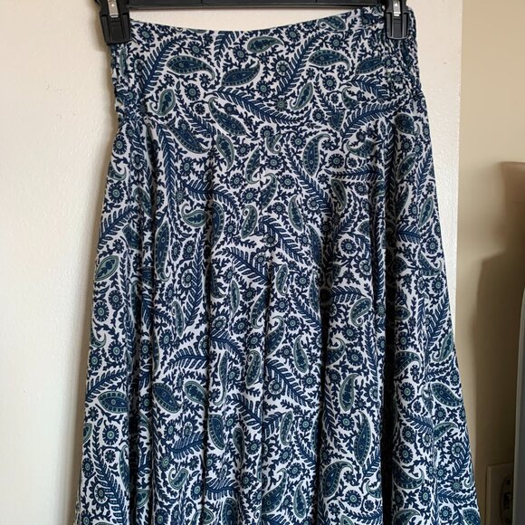 LARAETHNICS BY NATURE FRANCE WIDE LEGS BOHO PANTS PAISLEY SIZE TU TU ONE SIZE - Picture 3 of 11